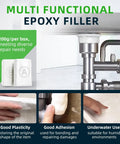 Two Part Epoxy Putty 200g Fast Repair Filler For Metal Wood Tile Ceramics Bonding And Sculpting High Strength Paintable