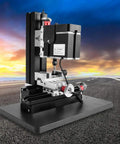 Badass Mini Milling Machine For Wood And Plastic, 12000Rpm Benchtop Lathe With Bulletproof Metal Frame, Razor Sharp 0.02Mm Accuracy showing a close-up on its components.