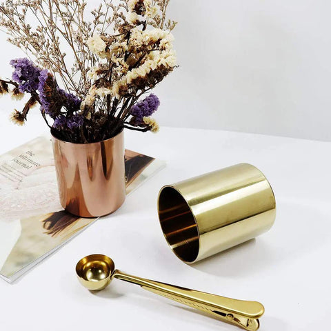 Gold Pencil Holder Cup Pen Organizer For Desk Office Home Decor Luxury Metal Vase Style Stainless Steel With Gold Plating
