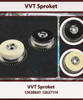 2.0L Turbo Timing Chain Kit With Intake And Exhaust VVT Cam Sprockets For 2013-2023 GM Vehicles showing two VVT sprockets