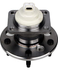 Front view of Rear Wheel Bearing And Hub Assembly 512150 For 5 Lug With Abs Direct Fit Compatible With Regal Grand Prix Lacrosse Impala