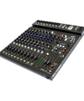 PV 14 BT Mixer With Built In USB MP3 Playback MidMorph Processing Eight XLR And Quarter Inch Mic Preamps top view