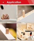 Fluted Wooden Dowel Pin Kit 255Pcs With Eight Sizes One Quarter Inch Five Sixteenth Inch Three Eighth Inch Handy For Crafts Furniture Doors DIYers Durable Straight Grooved Wood Dowels Perfect For Cabinet Making And Furniture Repair used in furniture joints