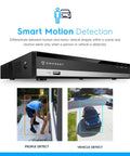 5MP UltraHD 8 Channel DVR Security System For Analog Cameras, Remote Smartphone Access, Latency Free Video, AI Face Detection unit