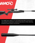 Dual Mode Break Barrel Air Rifle With Semi Auto And Full Auto Fire 1300 FPS .22 Caliber Mach 1 IGT Gas Piston Whisper Fusion