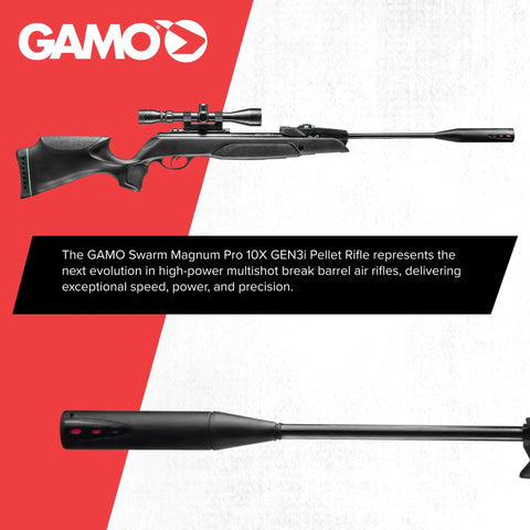 Dual Mode Break Barrel Air Rifle With Semi Auto And Full Auto Fire 1300 FPS .22 Caliber Mach 1 IGT Gas Piston Whisper Fusion