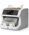 Fast Money Counter Machine With Counterfeit Detection And Mix Currency Sorting, Add Batch Modes, Touch Screen Display, 1500 Bills Per Minute, 7 Point Counterfeit Check, Handles USD EUR GBP HKD CNY SGD MYR JPY AUD