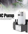 Totally Quiet DC Vacuum Pump VN T1 Workhorse With 81KPa Suction For Industrial Use Electronics And DIY Projects 10L Per Minute Flow 12V 24V Electric Drive Ideal For Pipeline Gas Systems. compact VN-T1 DC pump with 24V label and two inlet ports
