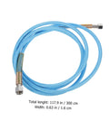 High Pressure Steam Hose For Steam Iron Three Meter Length Heavy-Duty High Temperature Tubing Replacement coiled view