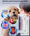 No Sweat Lead Water Test Kit Delivers Clear Tap And Well Results Runs Fast In Ten Flat detects potential health issues.