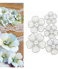 3D Flower Frame Metal Die Cuts Set For Scrapbooking And Card Making With Leaves And Floral Embossing Dies DIY Photo Album Decor