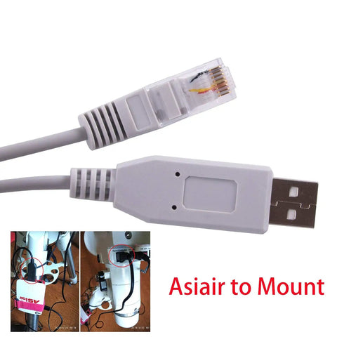 Skywatcher EQMOD ASCOM Goto Equatorial Mount Data Cable USB To RJ45 8P8C For HEQ5 Pro AZEQ5 AZEQ6 EQ6 R Telescope 6ft 1.8m Replacement Cable