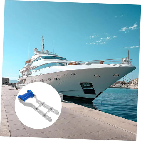 Adjustable Boat Trailer Roller With Rubber Wheel And Steel Bracket For Hull Support Sealed Bearing Design Rock Solid Keel