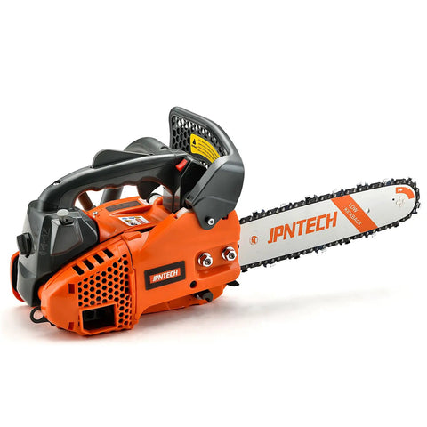 12 Inch Top Handle Gas Chainsaw With 25.4cc 2 Stroke Engine Portable Lightweight Handheld Tree Cutting Saw For Firewood And Yard Work