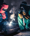Welders using Heavy Duty Welding Blanket Fireproof Shield For Welder Metalworker Fabricator Mechanic Shop Garage Construction Site Solder Protection