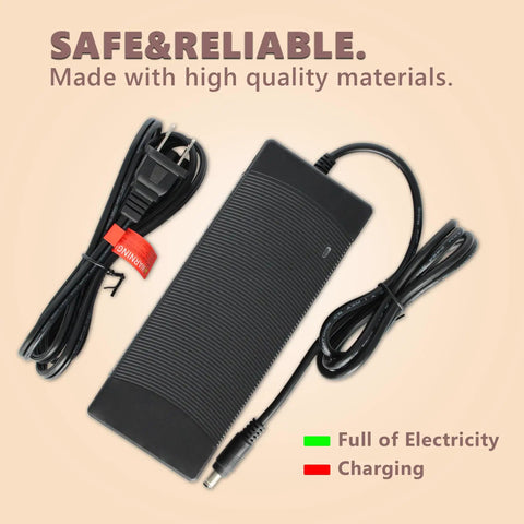 54.6V 2A Ebike Charger For 48V Lithium Battery Packs With 5 Adapter Plugs Universal Replacement Fast Charge UL Listed Safe And Efficient Power Supply For Most 48V E Bikes And Scooters Keeps You Rolling Longer Easy To Use