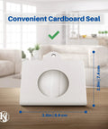 12 Pack Vacuum Bags For Kenmore Q C 5055 50557 50558 400 Series 600 Series And Panasonic C5 Canister Vacuums, cardboard seal