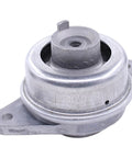 Heavy Duty Engine Motor And Rear Transmission Mount For Mercedes C300 E300 E350 CLS AMG Direct Fit Zero Play Vibration Control Bulletproof Street Rig Setup close-up view of precision cast steel mount.