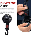 Close-up of 2 Pack Heavy Duty Car Suction Cup Hooks With Strong Anchor And Hook Multifunctional Removable Mounting Accessory