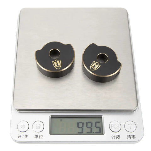Brass Steering Knuckles With Portal Cover For 1 Tenth RC Crawler Upgrades Fits Vanquish H10 Optic Sparco Yokohama