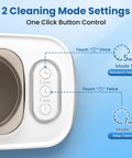 Control panel of 48 Kilohertz Ultrasonic Cleaning Machine For Jewelry Glasses Earbuds with two settings and timer.