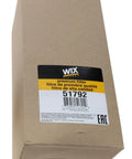 Heavy Duty Spin On Lube Filter 51792 packaging box with label for rugged engine and hydraulic applications.