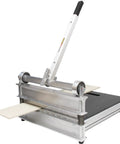 20 Inch Pro Edge Laminate Floor Cutter And Vinyl Plank Trimmer With Heavy Steel Ball Bearings LED Illumination Kit, aluminum frame design.