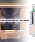 Heavy Duty 12v Electric Drop Bolt Lock With Magnetic Self Locking Deadbolt built in voltage spike suppressor on door.