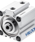 Pneumatic Air Cylinder 40mm Bore 25mm Stroke Double Acting SDA 40 X 25 Aluminum Alloy Body Port 1 8PT Lightweight