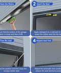 Step-by-step installation of Garage Door Bottom Seal Kit 16.5ft EPDM Rubber Weatherproof Seal With Aluminum Track Kit