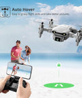Compact Drone With 1080P HD Camera For Kid And Adult Friendly Live Video RC Quadcopter Altitude Hold Waypoints One Key Start
