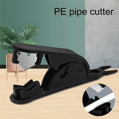 Ergonomic PVC Pipe Cutter For Home And Pro Grade Use Quick Push Cut Tool For PVC Nylon Tubing And Water Pipes Durable Replaceable Steel Tips