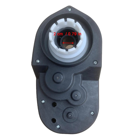 24V 30000RPM Gearbox Replacement for Pink Princess Carriage Ride On Toys, high torque motor, 20mm shaft hole, black housing