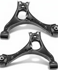 Heavy Duty Front Control Arm Suspension Kit For 2006 2011 Honda Civic 1.8L With Front Lower Control Arms Ball Joints And Sway Bar End Links, black steel