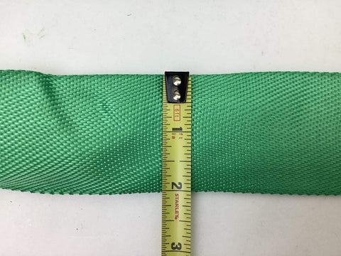 Measurement of Green Poly 6 Foot Endless Round Sling Workhorse With 5300 Lbs Vertical WLL And 10600 Lbs Basket WLL