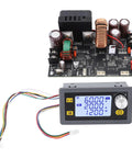 Pro Grade CNC Adjustable DC Power Supply 0-60V 20A 1200W With LCD Display showing voltage and current output, circuit board top view