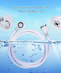 Burst Proof Water Inlet Hose For Portable Washing Machines Universal Fit Non Toxic PVC Three Layer Design No Cap Leaks Leak Proof