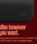 Built-in aux input on SoundLink Max Bluetooth Speaker Portable Party Ready With Deep Bass And Big Sound IP67 Waterproof
