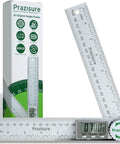 Pro Level Digital Angle Finder Protractor With Roomy Screen For Woodworking And Diy Hustles Featuring Sick Aluminum Build And Dead On Accuracy Calibration Plus Fast Wake Up Feature, showing large screen and metal construction.