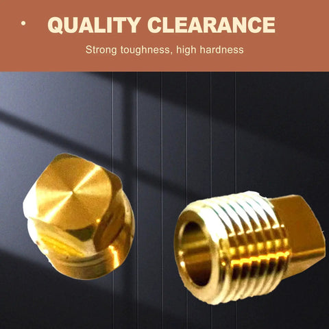 Two Pack Half Inch Npt Solid Brass Boat Drain Plugs For Marine Hulls And Livewells Garboard Replacement Durable Hardware