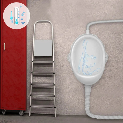 Wall-mounted Waterless Portable Urinal For Men Large Plastic Urinal With Inlet Pipe Connected To Hose