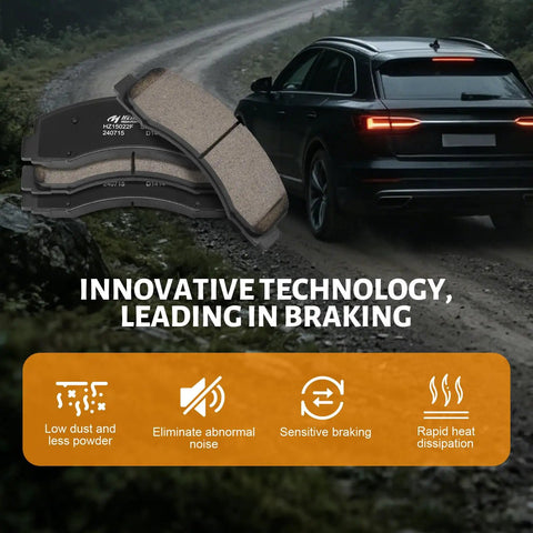 Ceramic Front Brake Pads Set For Ford Expedition 2010-2017, Ford F-150 2010-2017, Lincoln Navigator 2010-2017 on forest road