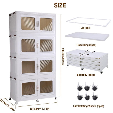 Hella Sturdy Stackable Storage Bins With Snap Shut Lids And Smooth Rolling Wheels For Closet Organization Slick Plastic Containers To Tame Your Rooms Effortlessly