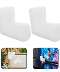 12 Pack EPE Foam Corner Protectors for Picture Frames Mirrors TVs and Electronics Cushions Edges During Shipping and Moving
