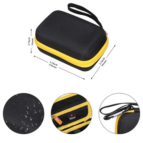 Rugged EVA Hard Case For A10 Apex And A10 Pro Digital Laser Tape Measure, Shockproof With Mesh Pocket, Dustproof Travel Organizer Bag For Tools And Accessories, 5.3x3.7x2.7 in