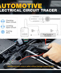 Go To Wire Tracer Open And Short Finder For Automotive Electrical Systems 6 To 42 Volt DC Circuit Tester and Fault Probe in use