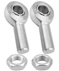 Five Eighth Inch Heim Joints Rod End Kit With Chromoly Joints And Panhard Rod End For Heavy Duty Off Road Suspension And Steering Linkage Built Tough With Durable Heat Treated Steel And Hard Chrome Plating, two rod ends and jam nuts