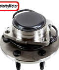 Front Wheel Bearing Hub Assembly With 6 Lugs Fits Chevrolet Avalanche Silverado Suburban 1500 Express 1500 2500 And GMC Sierra 1500 Savana 1500 2500 RWD Low Runout Quiet Operation Easy Install 10 Year Warranty