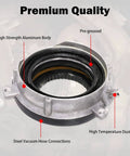 Front view of Front Left And Right Auto Locking Hub Actuator For 4x4 4WD IWE System Fits Ford F150 2004-2015 Expedition 2003-2015 Lincoln Navigator 2003-2015 with labels highlighting features
