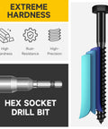 Extreme hardness features of 109 Piece 1/4 Inch Lag Screws And Washers Kit Pro Grade Heavy Duty Wood Bolts Set